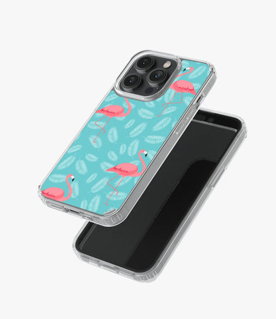 Pink Flamingo Tropical Silicone Case