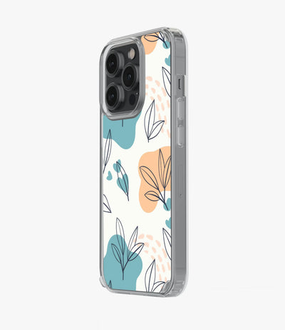 Leaf Line Floral Silicone Case