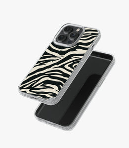 Zebra Black/Almond Silicone Case