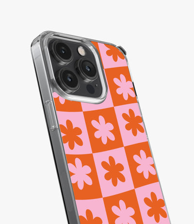 Melted Psychedelic Groovy Checkered Silicone Case
