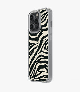 Zebra Black/Almond Silicone Case