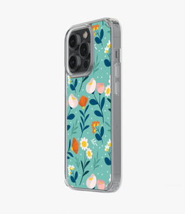 Organic Flat Pressed Floral Silicone Case