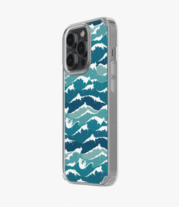 Cat Waves Pattern Silicone Case