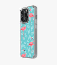 Load image into Gallery viewer, Pink Flamingo Tropical Silicone Case
