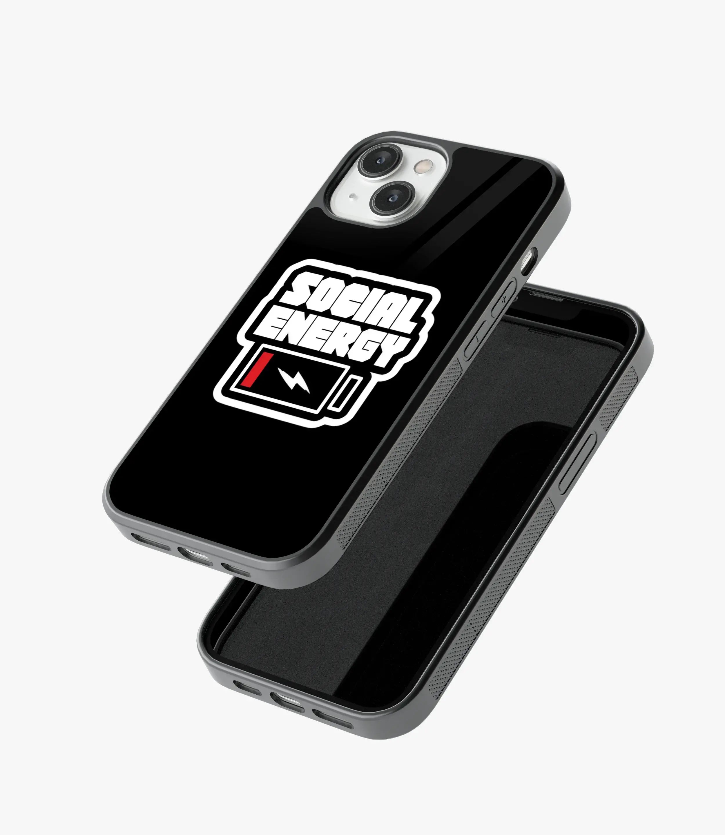 Social Energy Low Glass Case