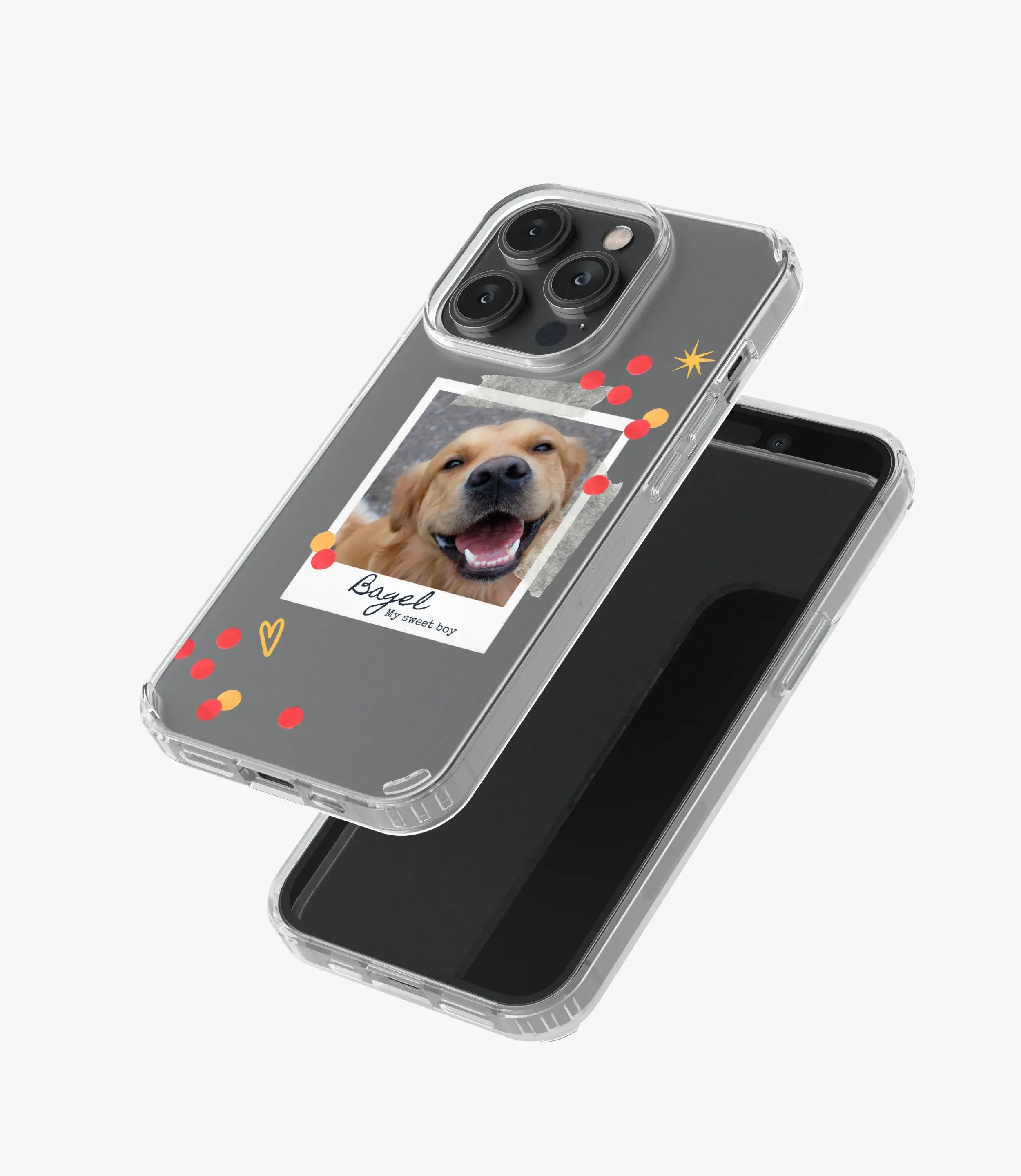 Sweet Boy Bagel Aesthetic Polaroid Case