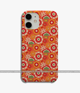60S Retro Groovy Floral Phone Case