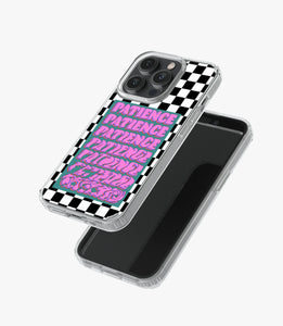 Melting Patience Checkered Silicone Case