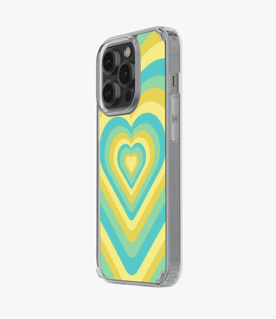 Summer Green & Yellow Heart Y2K Silicone Case