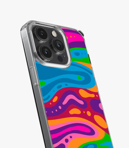 Wavy Multicolored Groovy Silicone Case