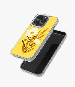 Yellow Floral Silicone Case