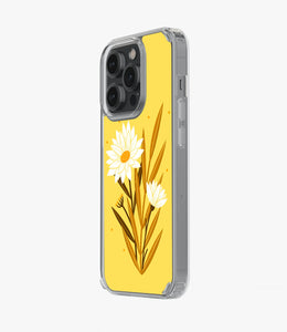 Yellow Floral Silicone Case