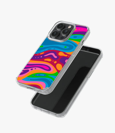 Wavy Multicolored Groovy Silicone Case