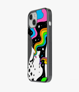 Psychedelic Waves Glass Case