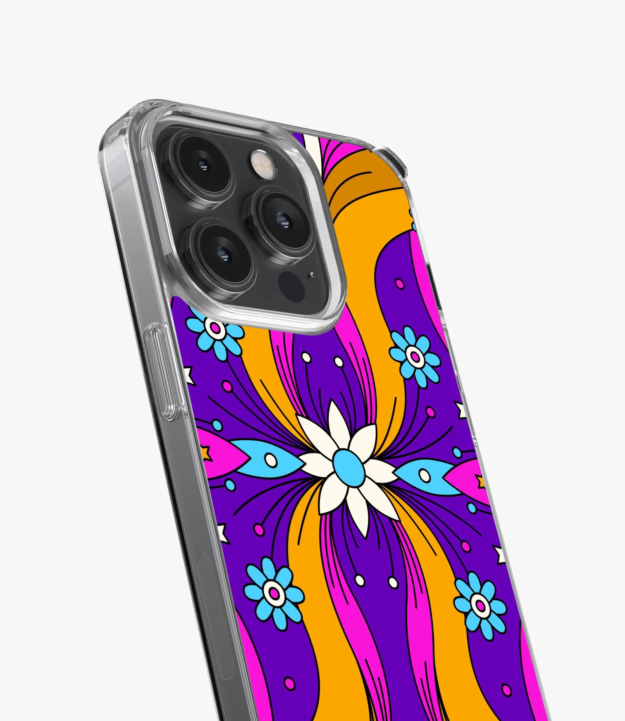 Psychedelic Hippie Pattern Silicone Case