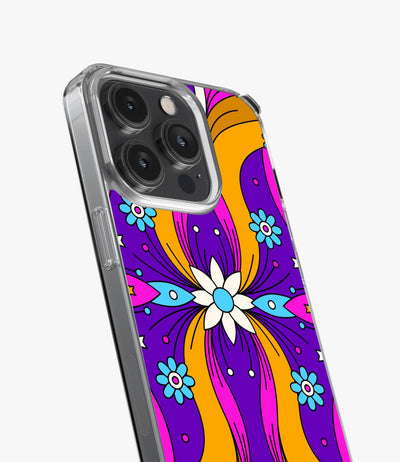 Psychedelic Hippie Pattern Silicone Case