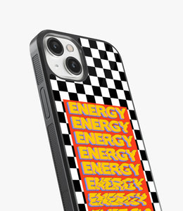Checkered Energy Glass Case