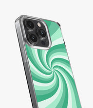 Load image into Gallery viewer, Y2K Minty Fresh Spiraling Silicone Case
