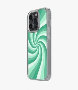 Y2K Minty Fresh Spiraling Silicone Case