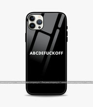 Load image into Gallery viewer, Abcdefuckoff Glass Phone Case
