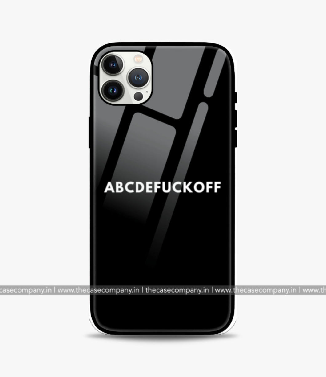 Abcdefuckoff Glass Phone Case