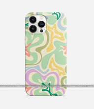 Load image into Gallery viewer, Abstract Tropical Swirl Phone Case
