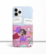 Load image into Gallery viewer, Anti Social Girl Phone Case
