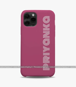 Custom Vertical Name Phone Case