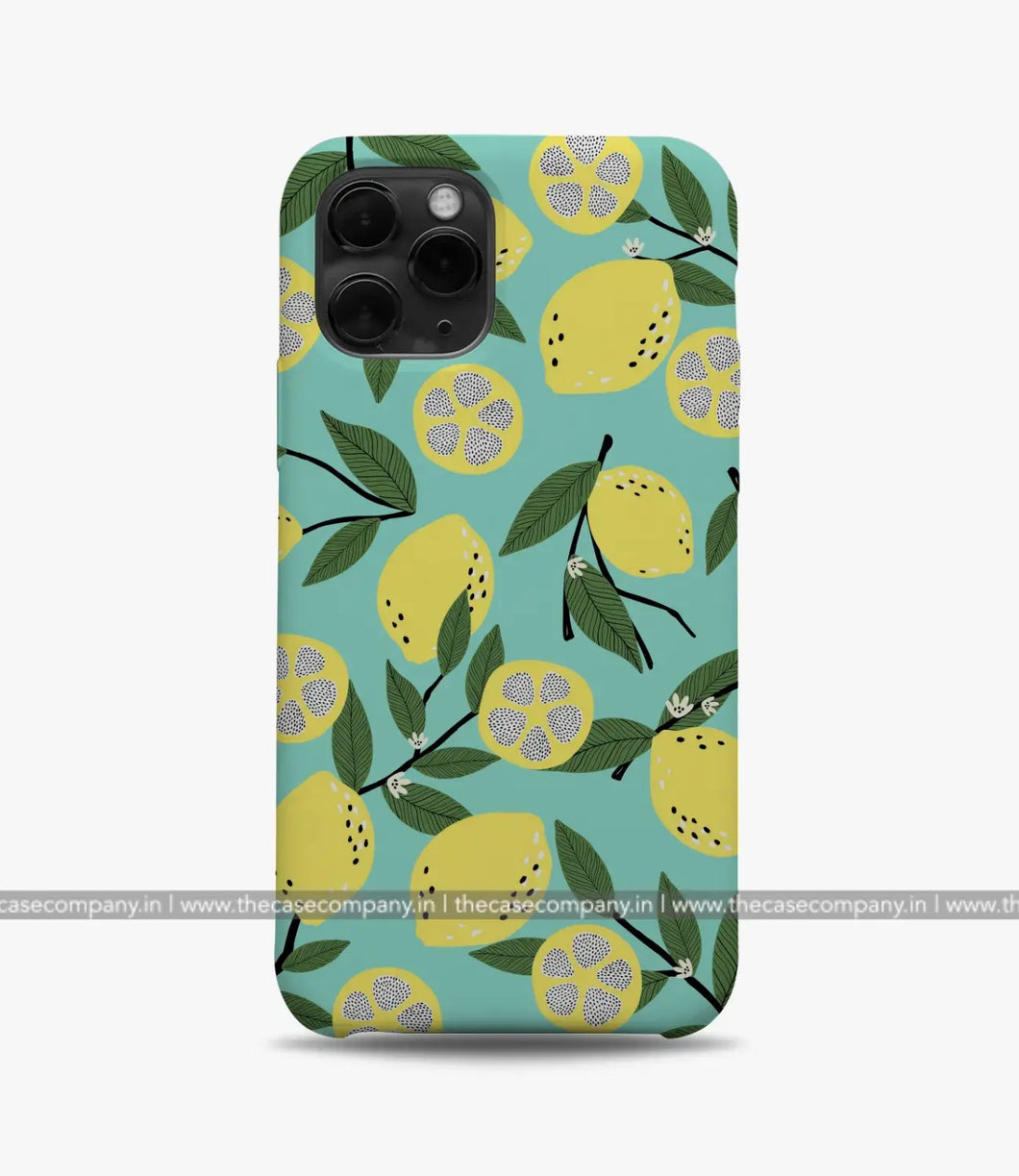 Beautiful Lemon Print Phone Case