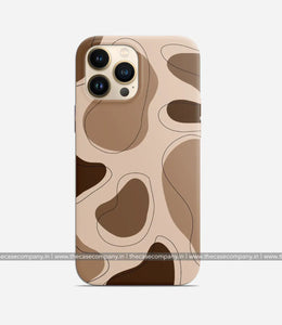 Brown Mosaic Aesthetic Case