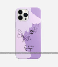 Load image into Gallery viewer, Butterfly Face Boho Custom Name Case
