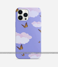 Load image into Gallery viewer, Butterfly With Clouds Y2K Phone Case
