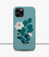 Cadet Blue Floral Phone Case