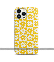 Load image into Gallery viewer, Checkered Daisies Retro Floral Case
