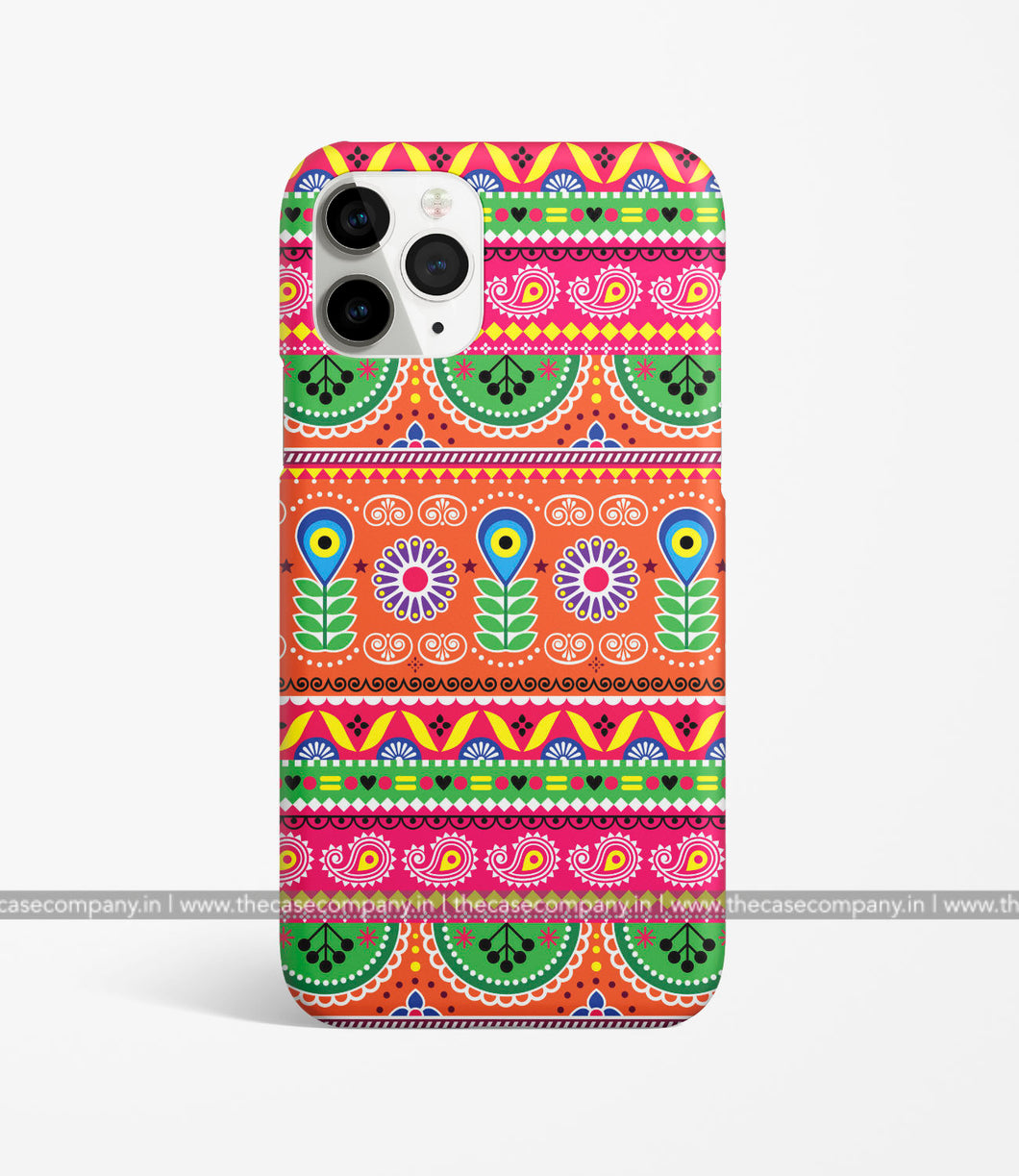 Colorful Floral Indian Truck Art Phone Case