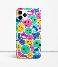 Load image into Gallery viewer, Colorful Smile Emoticons Doodle Phone Case
