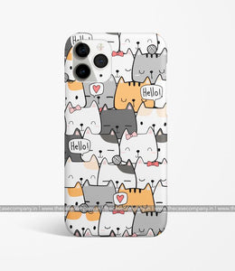 Cute Cat Doodle Phone Case