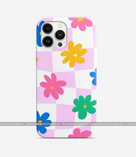 Load image into Gallery viewer, Cute Hippie &amp; Groovy Checkered Case
