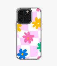 Load image into Gallery viewer, Cute Hippie &amp; Groovy Checkered Silicone Case
