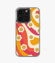 Load image into Gallery viewer, Daisy Floral Smiley Face Silicone Case
