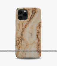 Load image into Gallery viewer, Dark Tan Marble Print Case
