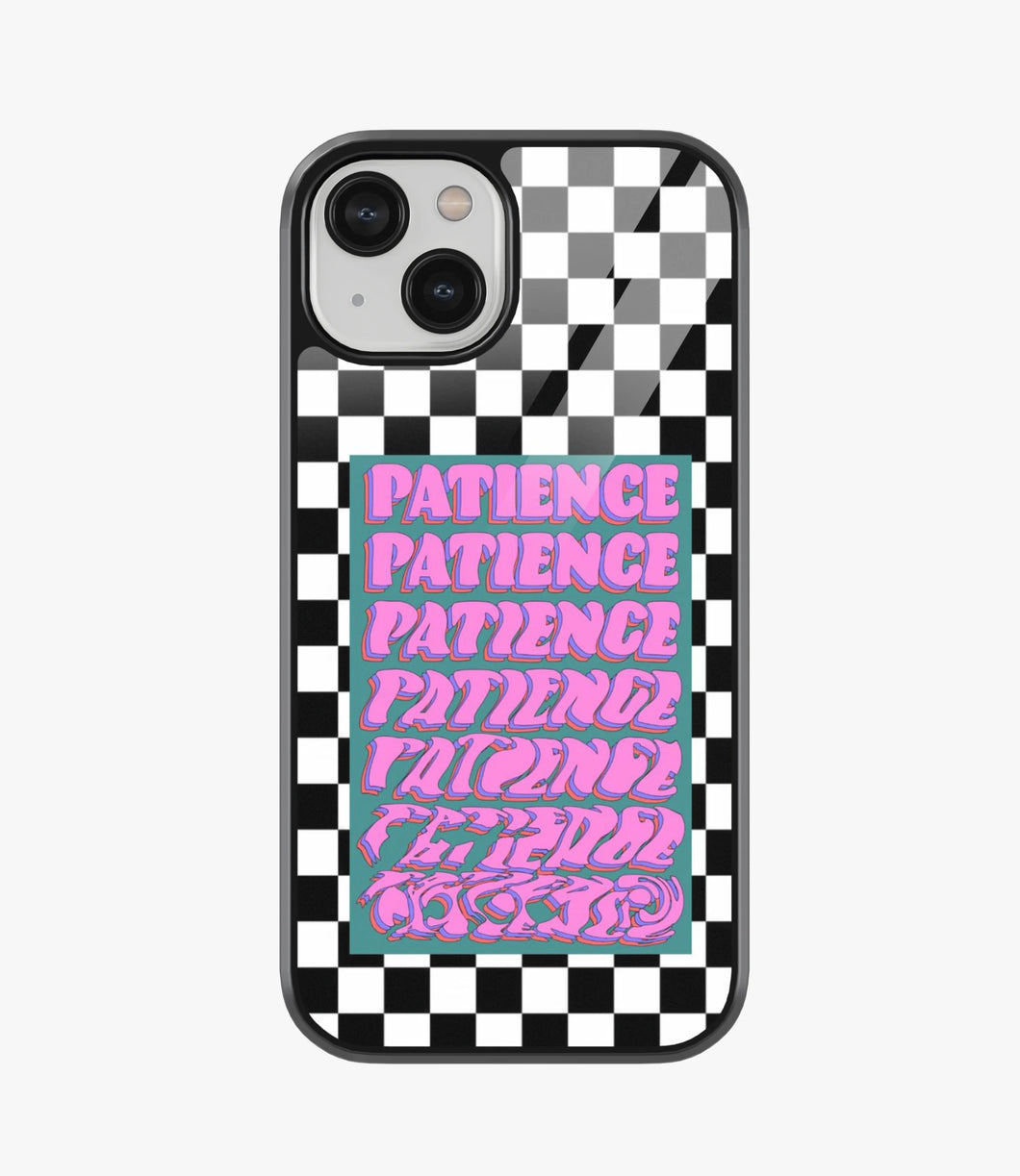 Melting Patience Checkered Glass Case
