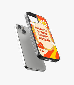 Orange Retro Psychedelic Glass Case