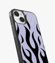 Load image into Gallery viewer, Black/Grey Flame Glass Case

