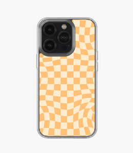 Distorted Squares Checkered Silicone Case