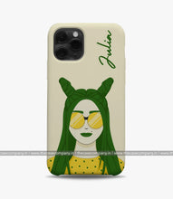 Load image into Gallery viewer, Emo Girl Custom Name Phone Case
