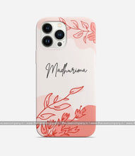 Load image into Gallery viewer, Flora and Fauna Boho Custom Name Case
