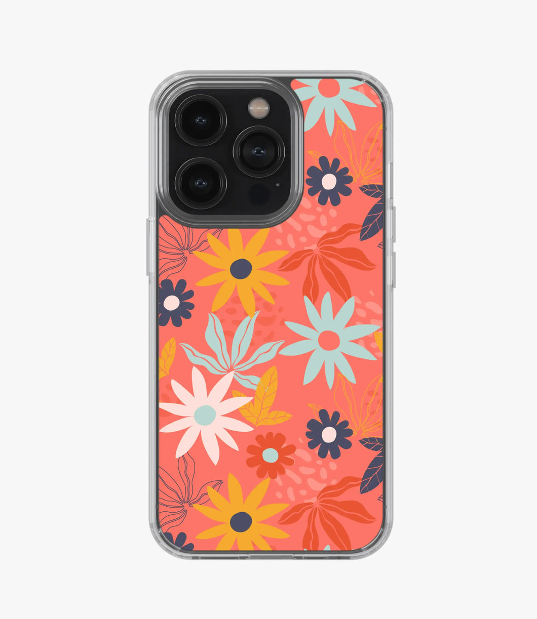 Floral Bliss Floral Silicone Case