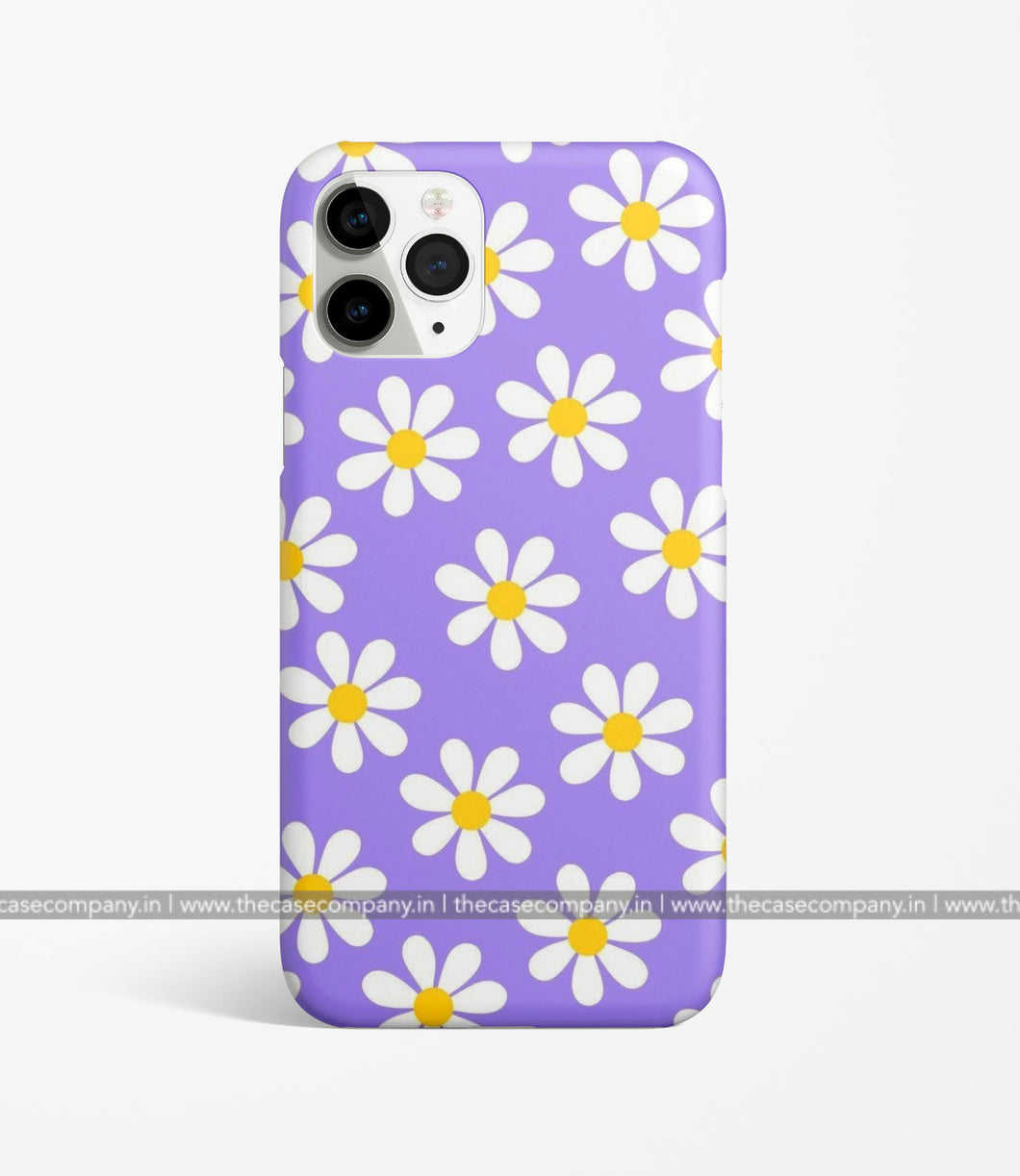 Cute Lavender Daisy Floral Case