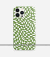 Forest Green Checkered Print Case